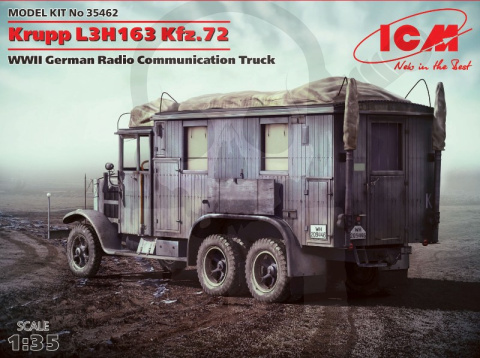 Krupp L3H163 Kfz.72 WWII German Radio Communication Truck 1:35