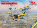 WWII training biplanes Bücker Bü 131D DH.82A Tiger Moth Stearman PT-17 1:32