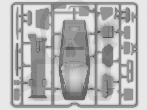 Sd.Kfz. 247 Ausf.B with MG 34 machine gun 1:35 Sd.Kfz. 247 Ausf.B with MG 34 machine gun 1:35