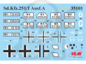 Sd.Kfz.251/1 Ausf.A WWII German Armoured Personnel Carrier 1:35