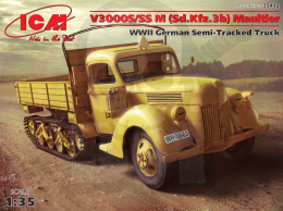 V3000S/SS M (Sd.Kfz.3b) Maultier WWII German Semi-Tracked Truck 1:35