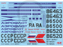 Ilyushin-62M Soviet Passenger Aircraft 1:144