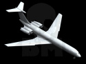 Ilyushin-62M Soviet Passenger Aircraft 1:144