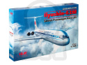 Ilyushin-62M Soviet Passenger Aircraft 1:144