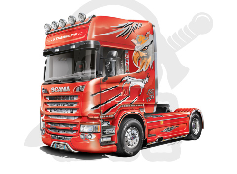 1:24 Scania R730 V8 Streamline Silver Griffin 1:24 Scania R730 V8 Streamline Silver Griffin