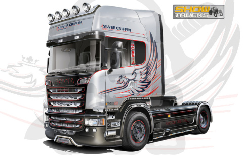 1:24 Scania R730 V8 Streamline Silver Griffin 1:24 Scania R730 V8 Streamline Silver Griffin