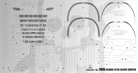 1:24 Scania R730 V8 Streamline Silver Griffin 1:24 Scania R730 V8 Streamline Silver Griffin