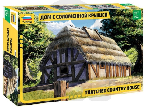 1:72 European Thatched Country House