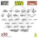 3D printed set - Fish Collection - ryby 30 szt.