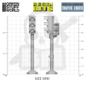 3D printed set Traffic Lights 70mm