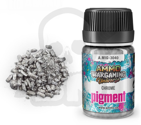 Ammo Mig 3040 Pigment Chrome 35ml