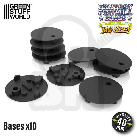 Blood Bowl Bases 40mm (x10) podstawki pod figurki