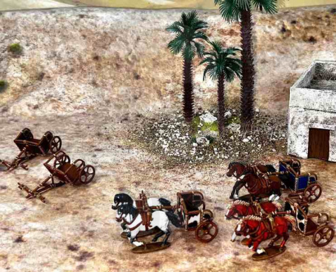 Bronze Age Chariots - rydwany 3 szt. Bronze Age Chariots - rydwany 3 szt.