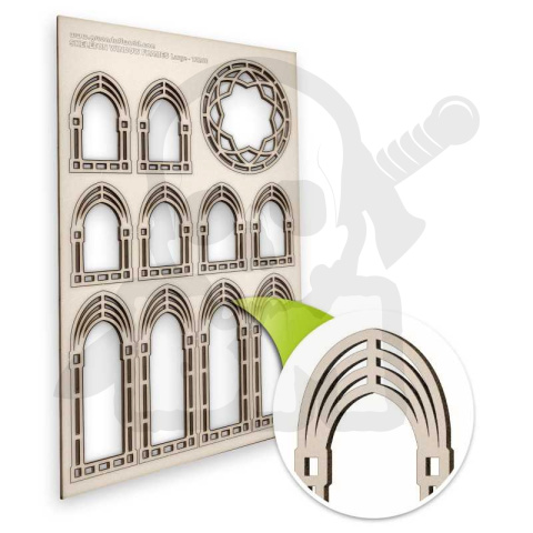 Skeleton Miniature Windows - Large Skeleton Miniature Windows - Large