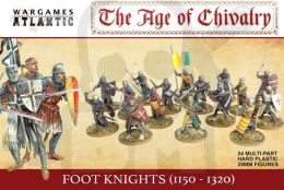 Foot Knights (1150-1320) - rycerze 24 szt.