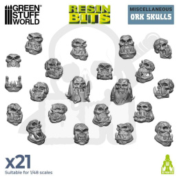 3D printed set - ORK Skulls