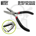 Bending flat pliers