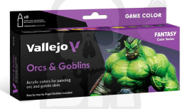 Vallejo 72192 Game Color Zestaw 8 farb - Orcs & Goblins