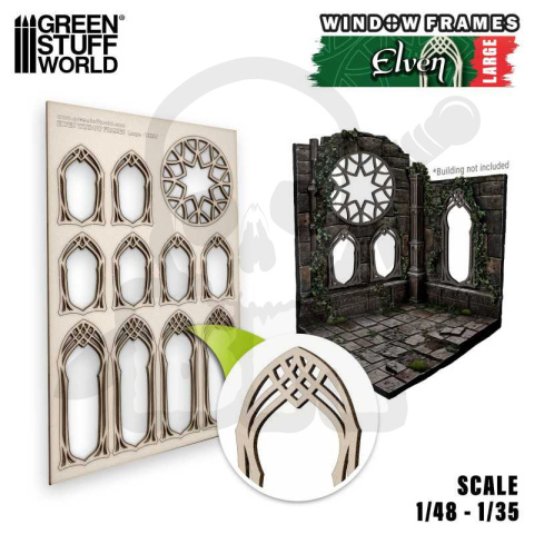 Elven Miniature Windows - Large - duże okna elfów