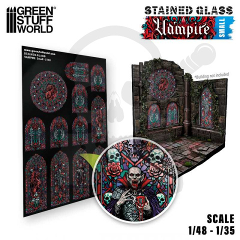 Vampire Stained Glass - Small