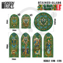 Elven Stained Glass - Large - duże witraże elfów