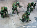 S.W.A.T. Fighters Team - 4 szt. 1:24