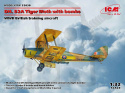 DH. 82A Tiger Moth with bombs WWII British training aircraft 1:32