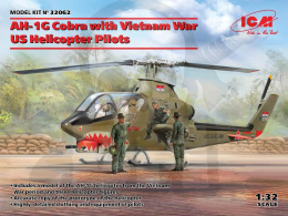 AH-1G Cobra with Vietnam War US Helicopter Pilots 1:32