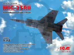 MiG-25 RB Soviet Reconnaissance and bomber Plane 1:72