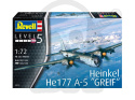 Revell 03913 Heinkel He177 A-5 Greif niemiecki ciężki samolot bombowy 1:72