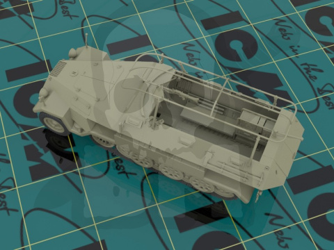 Sd.Kfz.251/6 Ausf.A WWII German Armoured Command Vehicle 1:35 Sd.Kfz.251/6 Ausf.A WWII German Armoured Command Vehicle 1:35