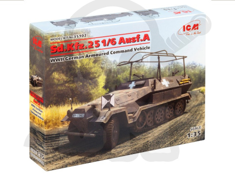 Sd.Kfz.251/6 Ausf.A WWII German Armoured Command Vehicle 1:35 Sd.Kfz.251/6 Ausf.A WWII German Armoured Command Vehicle 1:35