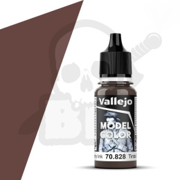 Vallejo 70828 Model Color 18 ml Mahogany Ink