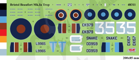 Bristol Beaufort Mk.IA with tropical filters 1:48