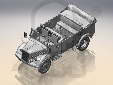 Wehrmacht Off-road Cars (Kfz.1, Horch 108 Typ 40, L1500A) 1:35 Wehrmacht Off-road Cars (Kfz.1, Horch 108 Typ 40, L1500A) 1:35