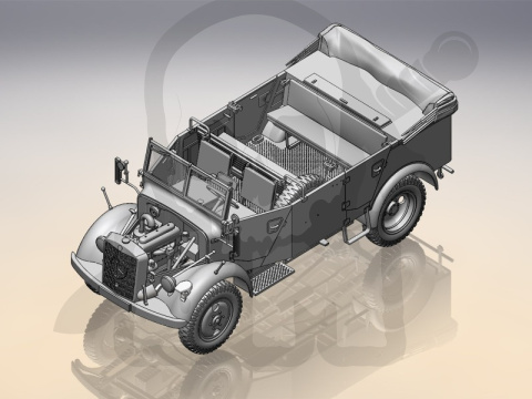 Wehrmacht Off-road Cars (Kfz.1, Horch 108 Typ 40, L1500A) 1:35 Wehrmacht Off-road Cars (Kfz.1, Horch 108 Typ 40, L1500A) 1:35