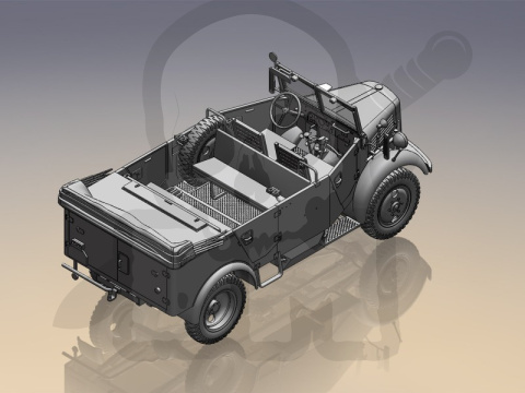 Wehrmacht Off-road Cars (Kfz.1, Horch 108 Typ 40, L1500A) 1:35 Wehrmacht Off-road Cars (Kfz.1, Horch 108 Typ 40, L1500A) 1:35