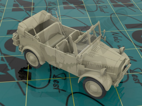Wehrmacht Off-road Cars (Kfz.1, Horch 108 Typ 40, L1500A) 1:35 Wehrmacht Off-road Cars (Kfz.1, Horch 108 Typ 40, L1500A) 1:35