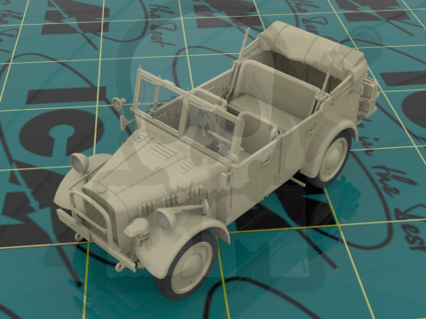 Wehrmacht Off-road Cars (Kfz.1, Horch 108 Typ 40, L1500A) 1:35 Wehrmacht Off-road Cars (Kfz.1, Horch 108 Typ 40, L1500A) 1:35