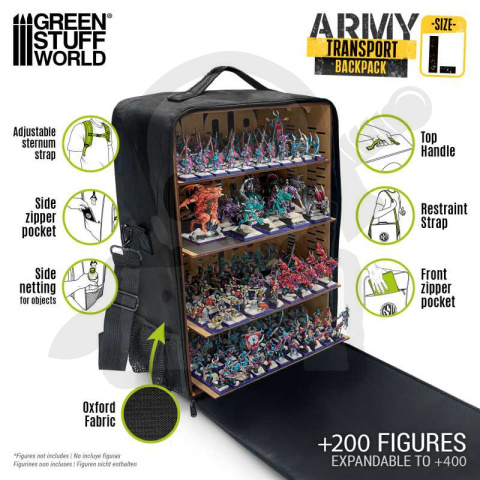 Army Transport Bag Large New XL - torba do transportu figurek, plecak