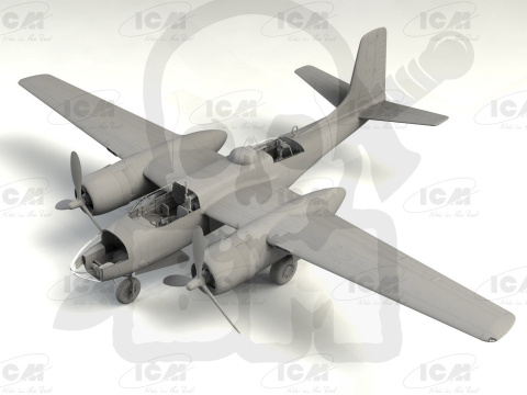 A-26C-15 Invader with pilots and ground personnel 1:48 A-26C-15 Invader with pilots and ground personnel 1:48