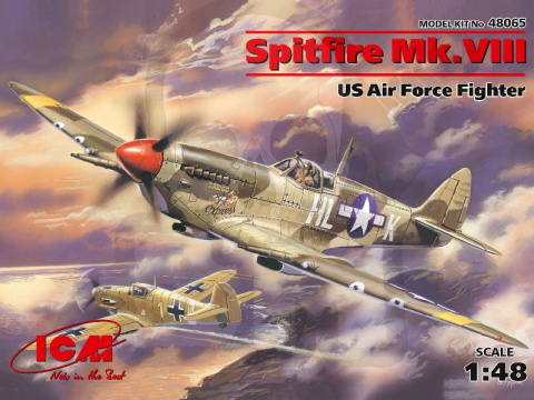 Spitfire Mk.VIII WWII USAAF Fighter 1:48