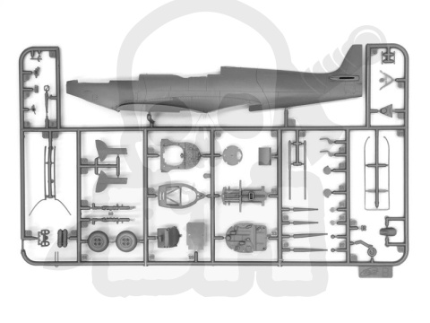 Spitfire Mk.VIII WWII USAAF Fighter 1:48 Spitfire Mk.VIII WWII USAAF Fighter 1:48