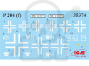 Panzerspähwagen P 204 (f) WWII German Armoured Vehicle 1:35