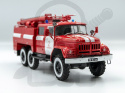 Chernobyl#2 Fire Fighters AC-40-137A firetruck & 4 figures & diorama base with background 1:35