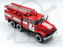 Chernobyl#2 Fire Fighters AC-40-137A firetruck & 4 figures & diorama base with background 1:35