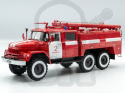 Chernobyl#2 Fire Fighters AC-40-137A firetruck & 4 figures & diorama base with background 1:35