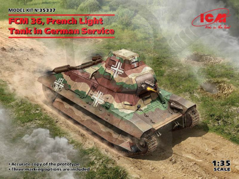 FCM 36 French Light Tank in German Service 1:35