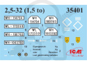 Typ 2,5-32 (1,5 to) WWII German Light Truck 1:35