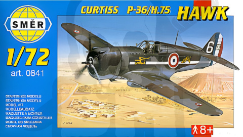 Smer 0841 Curtiss P-36/H.75 Hawk 1:72